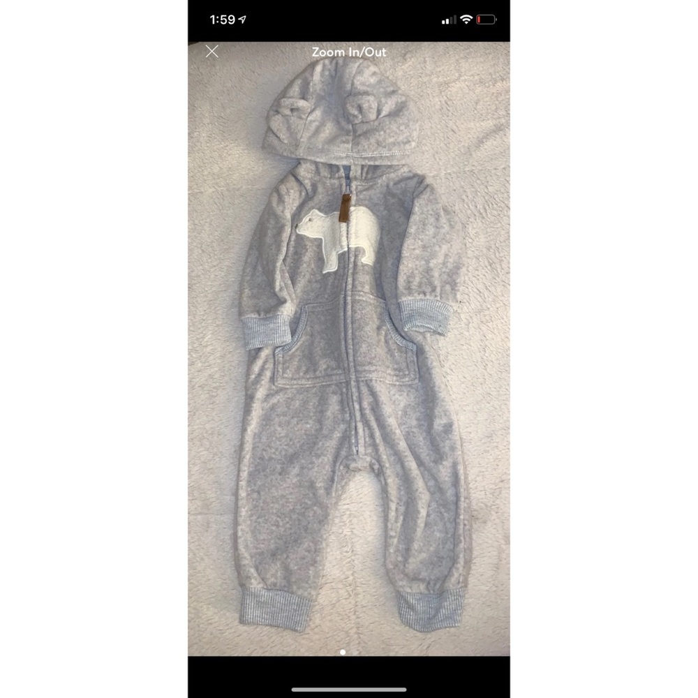 polar bear jumpsuit